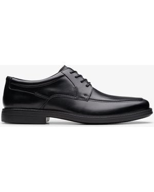 Clarks Ipswichapronii Leather Shoes - Black