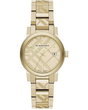 Burberry Bu9145 The City-Tone Watch - Metallic