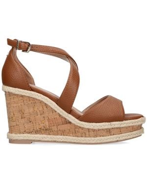 Carvela Kurt Geiger Kross Wedge Sandals - Brown