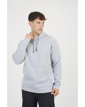 Brave Soul Hoodie With Kangaroo Pocket - White