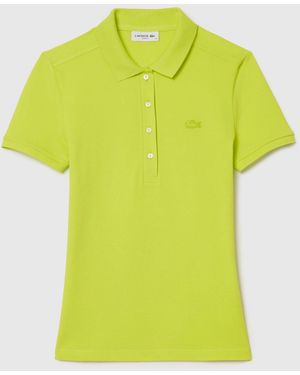 Lacoste L.12.D Slim-Fit Polo Shirt - Yellow