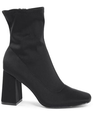 Versace 19.69 Abbigliamento Sportivo 19V69 Ankle Boot Hf005 Nero Fabric - Black