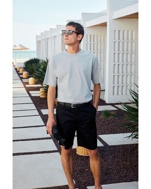 Grimelange Slim Fit Chino Shorts - Black