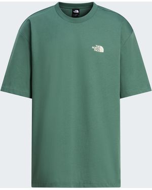 The North Face M Box Nse Infill Ss Tee Oversized - Green