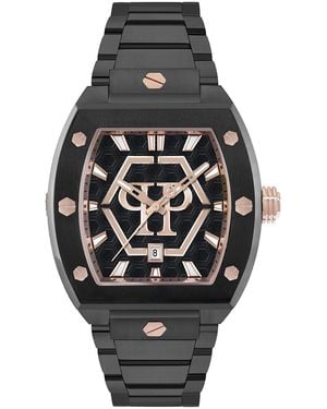 Philipp Plein Hexagon Phantom Watch Pwpua1025 Stainless Steel - Black