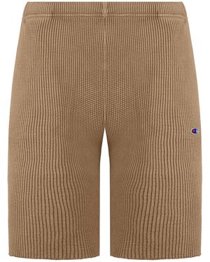 Champion Waffle Shorts Cotton - Natural