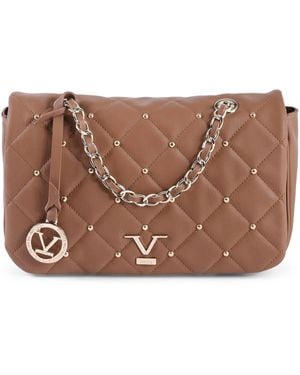 Versace 19.69 Abbigliamento Sportivo Quilted Leather Shoulder Bag - Brown