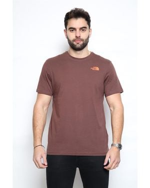 The North Face Vertical T Shirt - Red