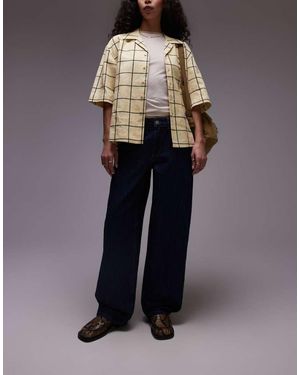 TOPSHOP Cinch Low Rise Relaxed Fit Jean - Blue