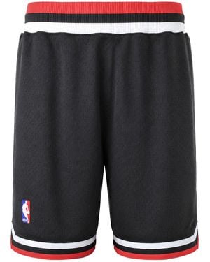 Mitchell & Ness Nba Chicago Bulls Authentic Shorts Cotton - Black