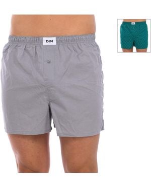 DIM Pack-2 Boxers Ecosmart With Elastic Band D0Arm - Grey