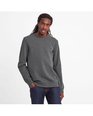 TOG24 Mellor Sweat Dark Marl Cotton - Grey
