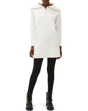 Phase Eight Isabella Zip Up Tunic Dress - White
