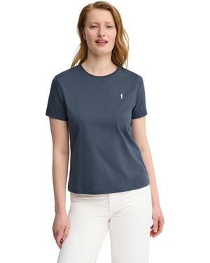 POLO CLUB Short Sleeve Round Neck T-Shirt - Blue