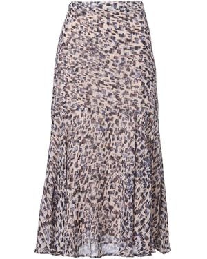Mart Visser Cassie Print Rok/Kobalt - Blauw