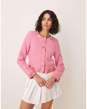Sister Jane Knit Cardigan - Pink