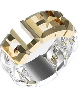 Guess Jumr03206Jwygst64 Ring - Grey