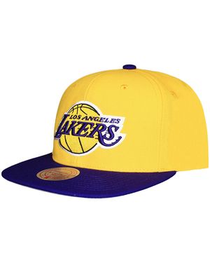 Mitchell & Ness Nba Los Angeles Lakers Side Core 2.0 Cap - Yellow