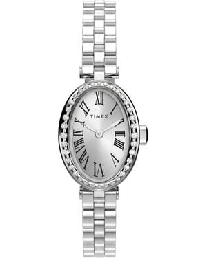 Timex Cavatina Horloge Zilverkleurig Tw2Y90000 - Wit