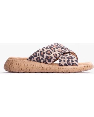 Hush Puppies Sarah Sandals Leopard - Pink