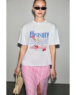 Grimelange Printed Crew Neck T-Shirt - Grey