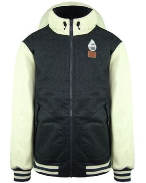 Vans Off The Wall Long Sleeve Zip Up Mountain Jacket Vup298I - Black