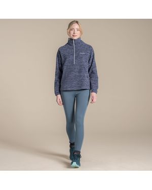 Craghoppers Ladies Esk Ii Half Zip Fleece Top (Anthracite) - Blue