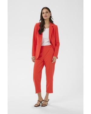 Kaffe Pants Suiting Kasakura Pants Suiting Casual Fit - Rood