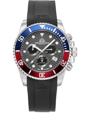 Christophe Duchamp Marine Chrono Watch 42Mm - Black
