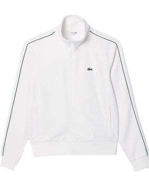 Lacoste Parijs Pique Track Jacket (crème) - Wit