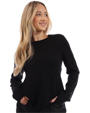 BOSS Crew Neck Long Sleeve Sweatshirt - Black