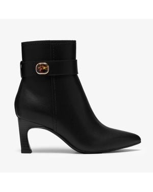 Clarks Tammitha Nora Leather Boots - Black