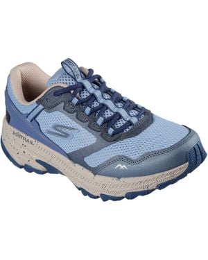Skechers Performance Go Run Trail Altitude 2.0 Ravine Leather Slate Trainers - Blue