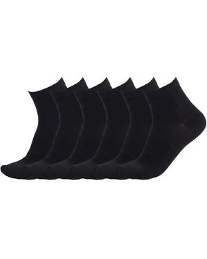Pro Socks 6 Paar Bamboe Lage Sokken S20800 - Blauw