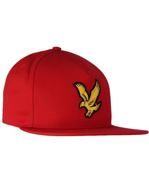 Lyle & Scott Eagle Cap Cap Cotton - Red