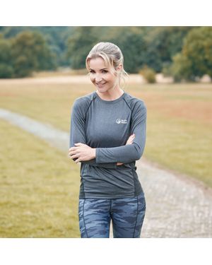 North Ridge Resistance Moisture Wicking Long Sleeve Baselayer T-Shirt - Blue