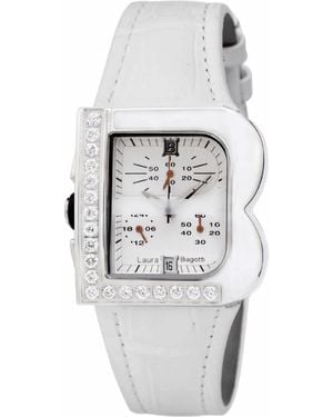 Laura Biagiotti Ladies Watch Quartz Steel - White