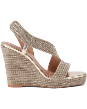 Carvela Kurt Geiger Gala Wedge Jewel 110 Heels - Brown