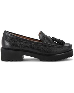 KG by Kurt Geiger Leather Minnie Loafers - Black