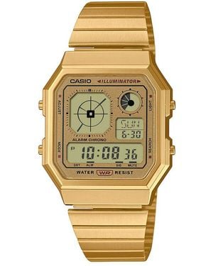 G-Shock Collection Vintage Watch A130Weg-9Aef Stainless Steel - Metallic