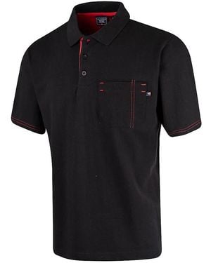 Lee Cooper Pique Polo Shirt - Black