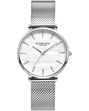 Victoria Hyde London Watch Seven Sisters, Stainless Steel - Metallic