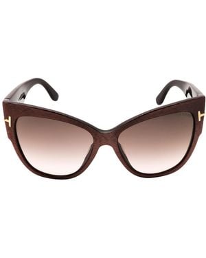 Tom Ford Dark Framed Gradient Lensed Sunglasses - Brown