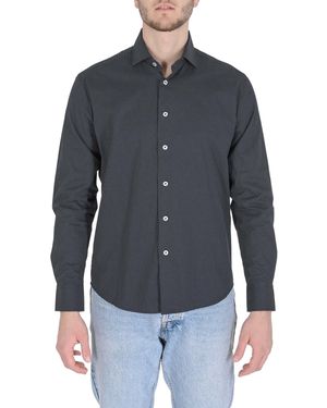 Versace 19.69 Abbigliamento Sportivo 19V69 Shirt Jerald Cotton - Blue