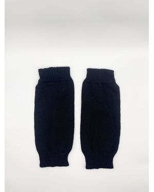 SVNX Acrylic Knitted Arm Warmers - Blue