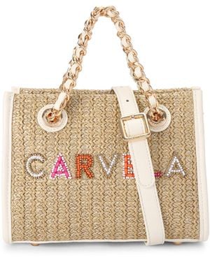 Carvela Kurt Geiger Sorrento Bead Micro Bag - Natural