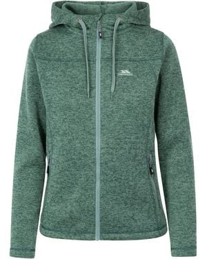 Trespass Ladies Odelia Fleece Jacket (Spruce Marl) - Green