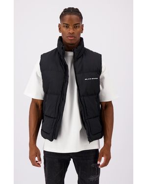 BLACK BANANAS Block Bodywarmer, Zwart - Blauw