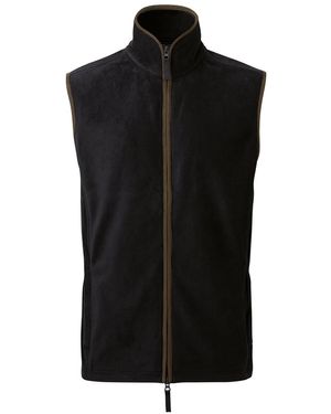 PREMIER Artisan Fleece Gilet - Black