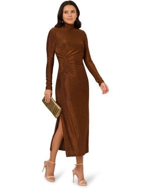 Brown Long Sleeve Wedding Guest Dresses for Women - Up to 78% off | Lyst UK